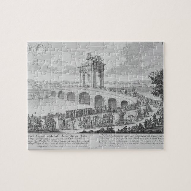 Puzzle Puente de Augustus encendido vía Flaminia, cerca (Horizontal)