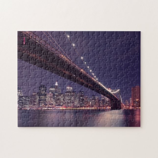 Puzzle Puente de brooklyn en la ciudad de Nueva York (Horizontal)