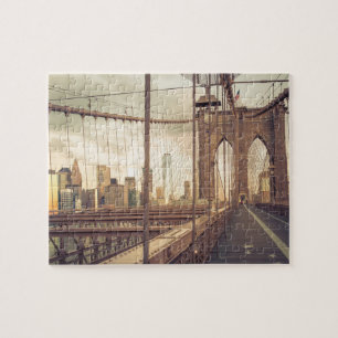 Puzzle Puente de Brooklyn en Sunset