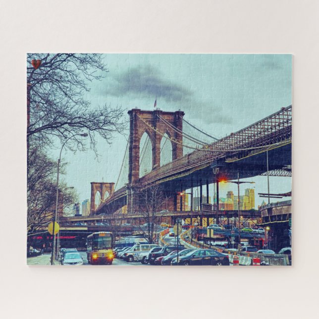 Puzzle Puente de Brooklyn, Nueva York. (Horizontal)