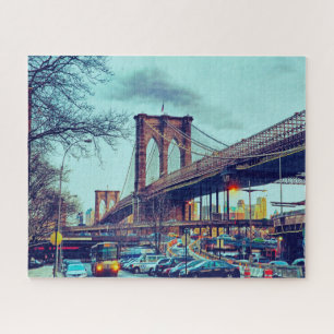 Puzzle Puente de Brooklyn Nueva York.
