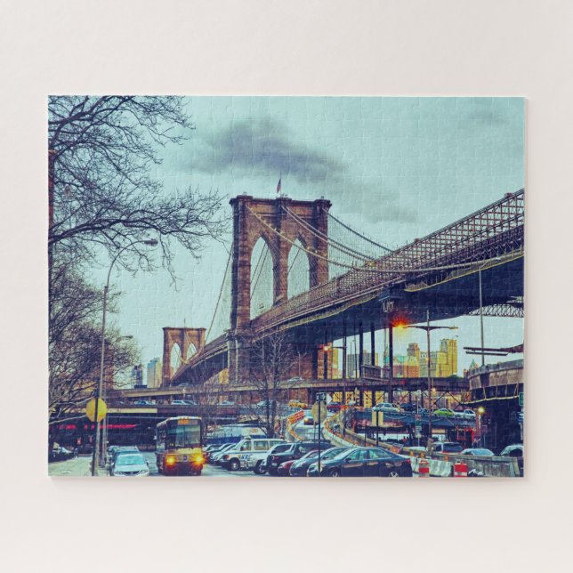 Puzzle Puente de Brooklyn, Nueva York. (Horizontal)