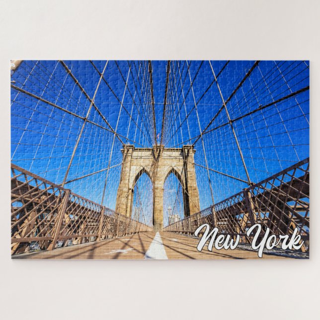 Puzzle Puente de Brooklyn, Nueva York, Estados Unidos (Horizontal)