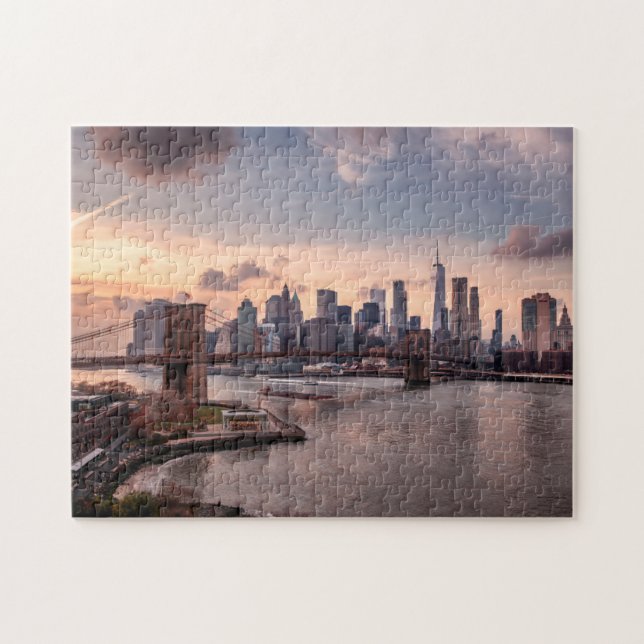 Puzzle Puente de Brooklyn y Lower Manhattan (Horizontal)