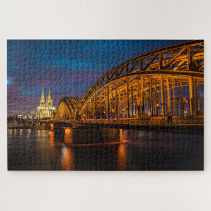 Puzzle Puente de Cologne Hohenzollern