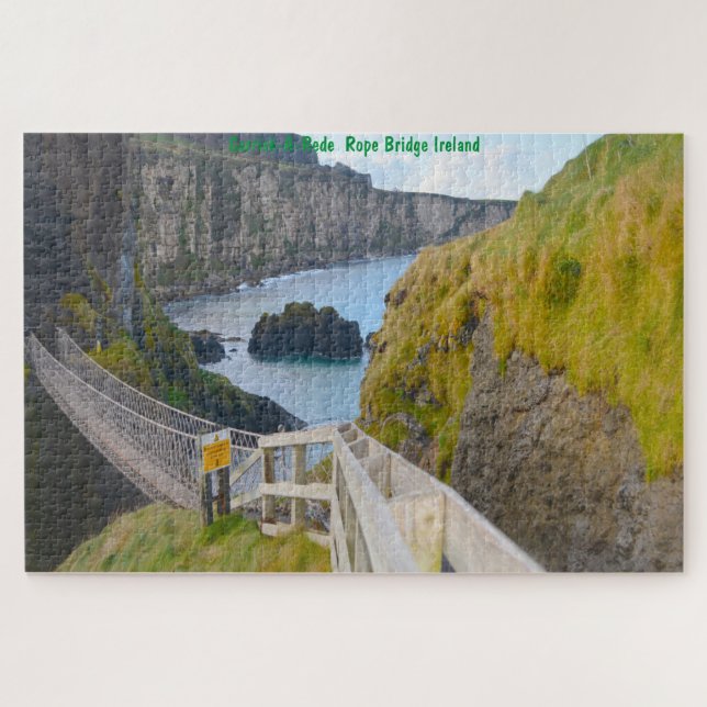Puzzle Puente de cuerda Carrick-A-Rede Irlanda (Horizontal)
