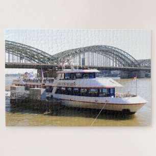 Puzzle Puente de Hohenzollern, Río Rin, Alemania