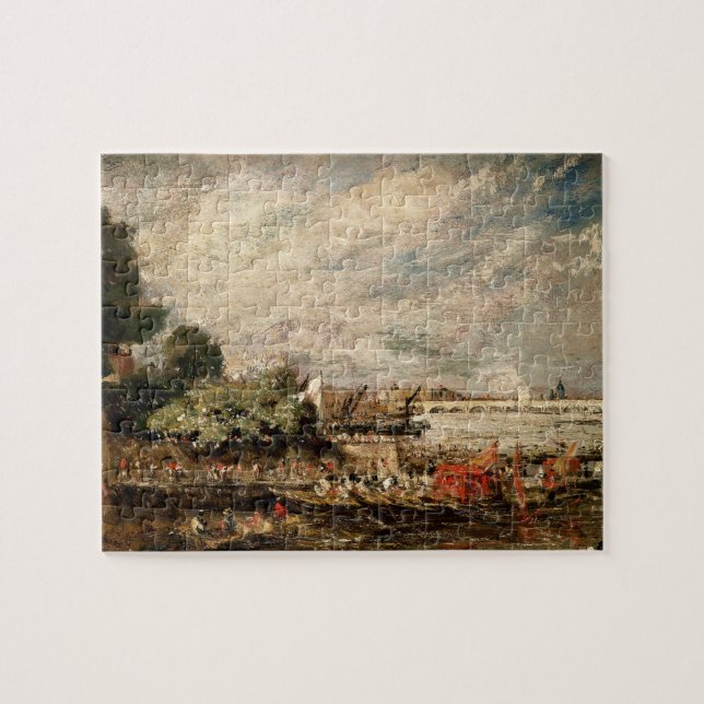 Puzzle Puente de John Constable el | Waterloo desde (Horizontal)