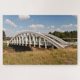 Puzzle Puente de la curva arco iris a las afueras de Baxt