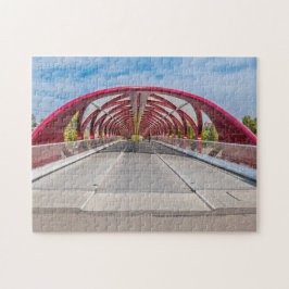 Puzzle Puente de la Paz de Calgary.