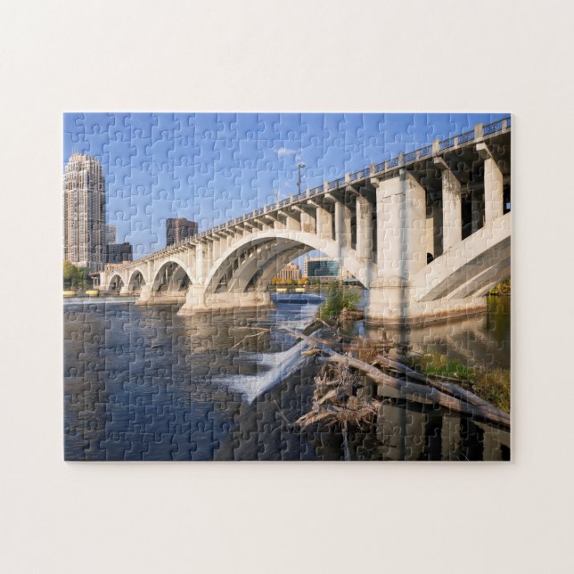 Puzzle Puente de la Tercera Avenida en Minneapolis (Horizontal)