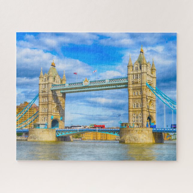 Puzzle Puente de la Torre Londres. (Horizontal)