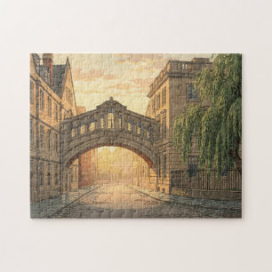 Puzzle Puente de los Suspiros en la Universidad de Oxford