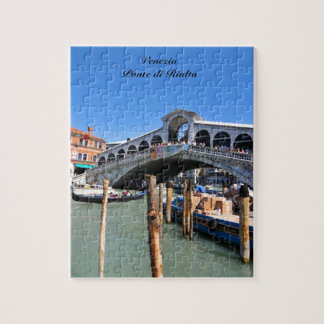 Puzzle Puente de Rialto en Venecia, Italia (Vertical)