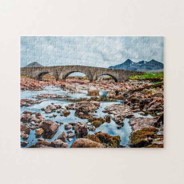 Puzzle Puente de río escocés. (Horizontal)
