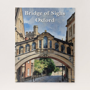 Puzzle Puente de suspiros en pintura acrílica de Oxford