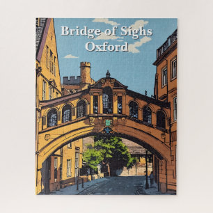 Puzzle Puente de suspiros en pintura Poster de Oxford
