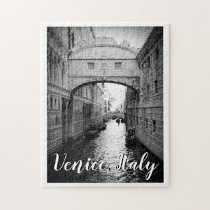 Puzzle Puente de suspiros Venecia Italia Foto en blanco y