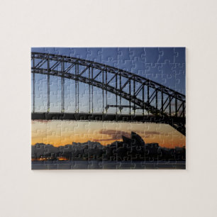 Puzzle Puente de Sydney Harbour y Ópera de Sydney a las 2