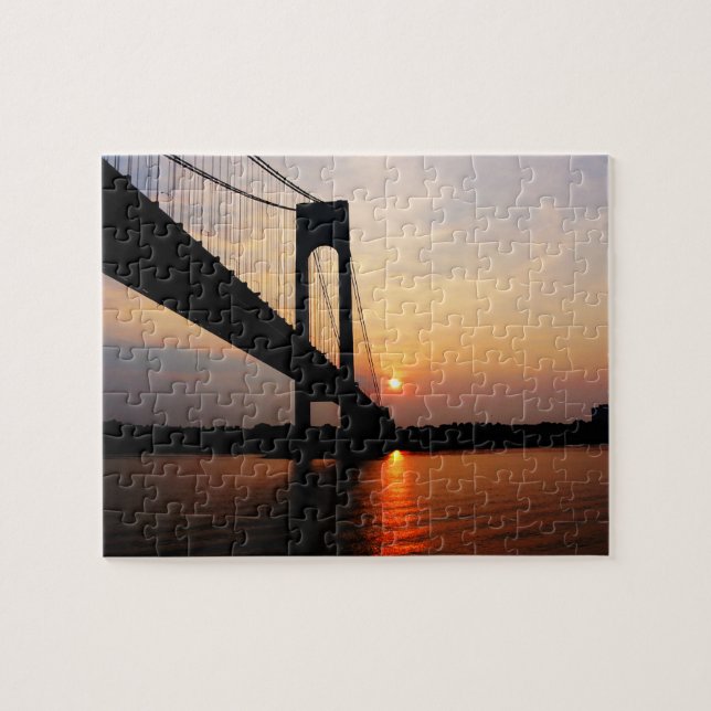 Puzzle Puente de Verrazano en el amanecer (Horizontal)