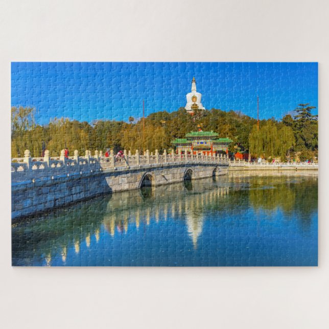 Puzzle Puente de Yongan | Stupa Blanca (Horizontal)