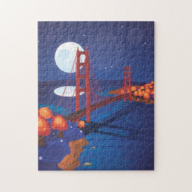 Puzzle Puente Golden Gate de San Francisco (Vertical)