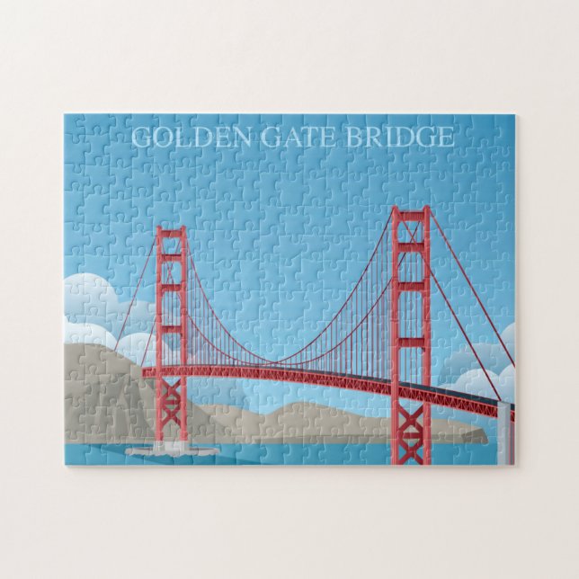 Puzzle Puente Golden Gate el | San Francisco (Horizontal)
