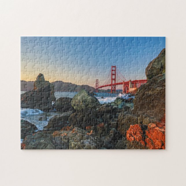 Puzzle Puente Golden Gate en la oscuridad el | San (Horizontal)