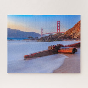 Puzzle Puente Golden Gate en San Francisco, Baker Beach