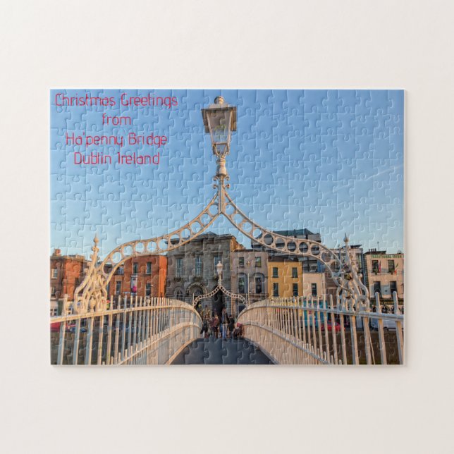 Puzzle Puente Ha'penny Dublín Irlanda. (Horizontal)