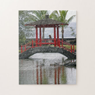 Puzzle Puente japonés en Hilo, Hawaii