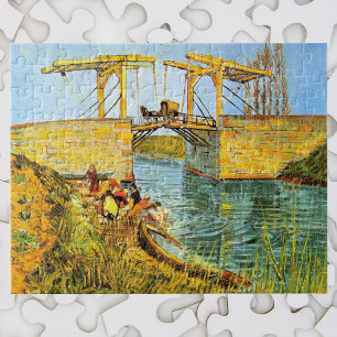 Puzzle Puente Langlois en Arlés por Vincent van Gogh