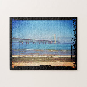 Puzzle Puente mackinac vintage