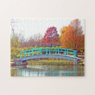 Puzzle Puente Monet en otoño