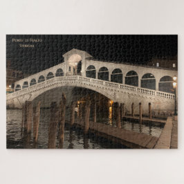 Puzzle Puente Rialto de noche - Ponte di Rialto - Venecia