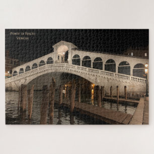 Puzzle Puente Rialto por la noche - Ponte di Rialto - Ven