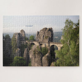 Puzzle Puente rocoso de Bastei en Suiza sajona, Alemania