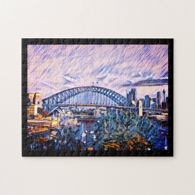 Puzzle puente sobre el puerto de sydney (Horizontal)
