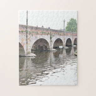 Puzzle Puente sobre el río Avon, Stratford Upon Avon, Rei