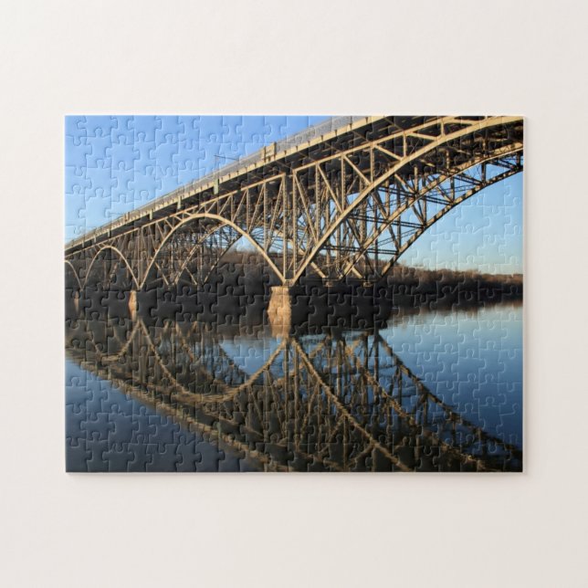 Puzzle Puente sobre el río de Schuylkill (Horizontal)