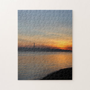 Puzzle Puente sobre el río Tajo al atardecer