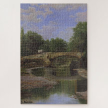 Puente sobre un río en España (por Santiago Rusiño