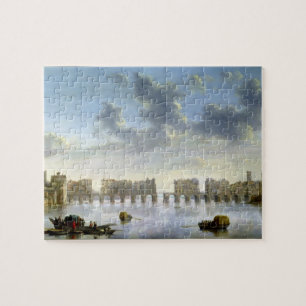 Puzzle Puente viejo de Londres (aceite), c.1630