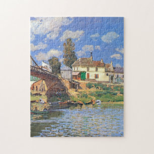 Puzzle Puente Villeneuve-la-Garenne de Alfred Sisley