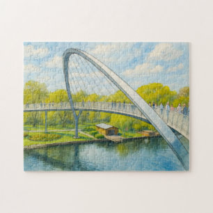 Puzzle Puente Weinberg rathenow aquarell havelland