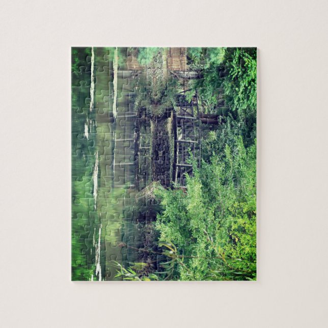 Puzzle Puente y agua (Vertical)