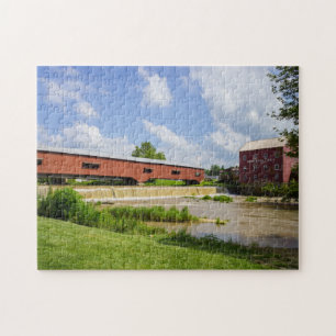 Puzzle Puente y molino de Bridgeton