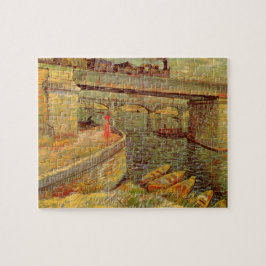 Puzzle Puentes sobre el Sena, Asnieres por Vincent van Go