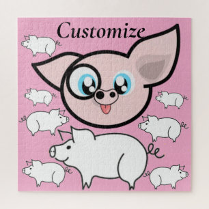 Puzzle Puerco Tonto Sonriendo Thunder_Cove