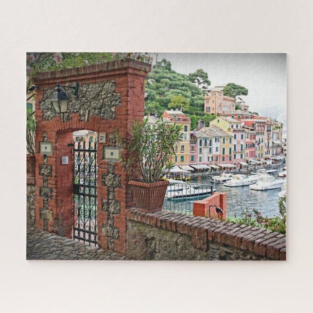 Puzzle Puerta a Portofino, Italia - 16x20 - 520 pcs (Horizontal)